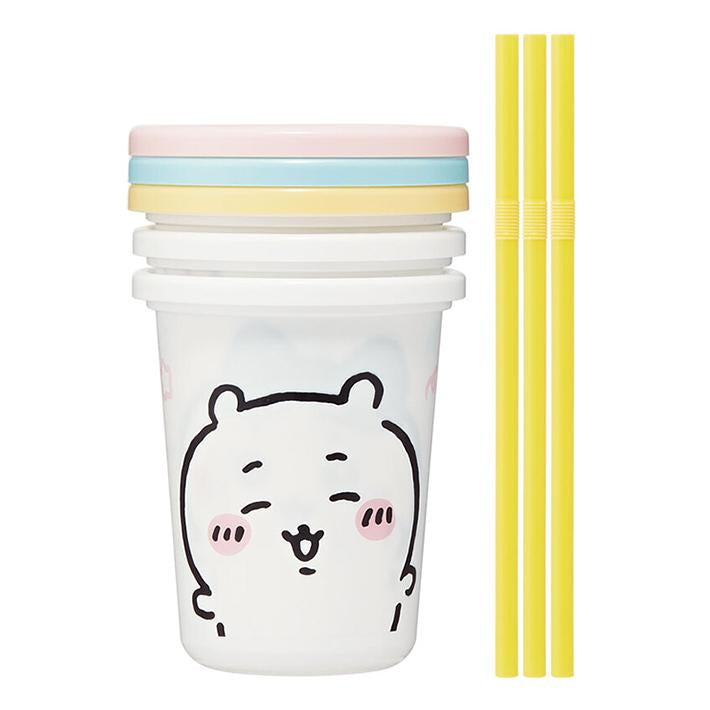 chiikawa|可爱耐摔限定吸管杯三件套/杯子/洗碗机/干燥机可用|320ml