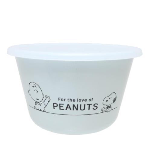 Snoopy史努比|简约冰蓝带盖午餐盒/收纳盒|约135x85x135mm