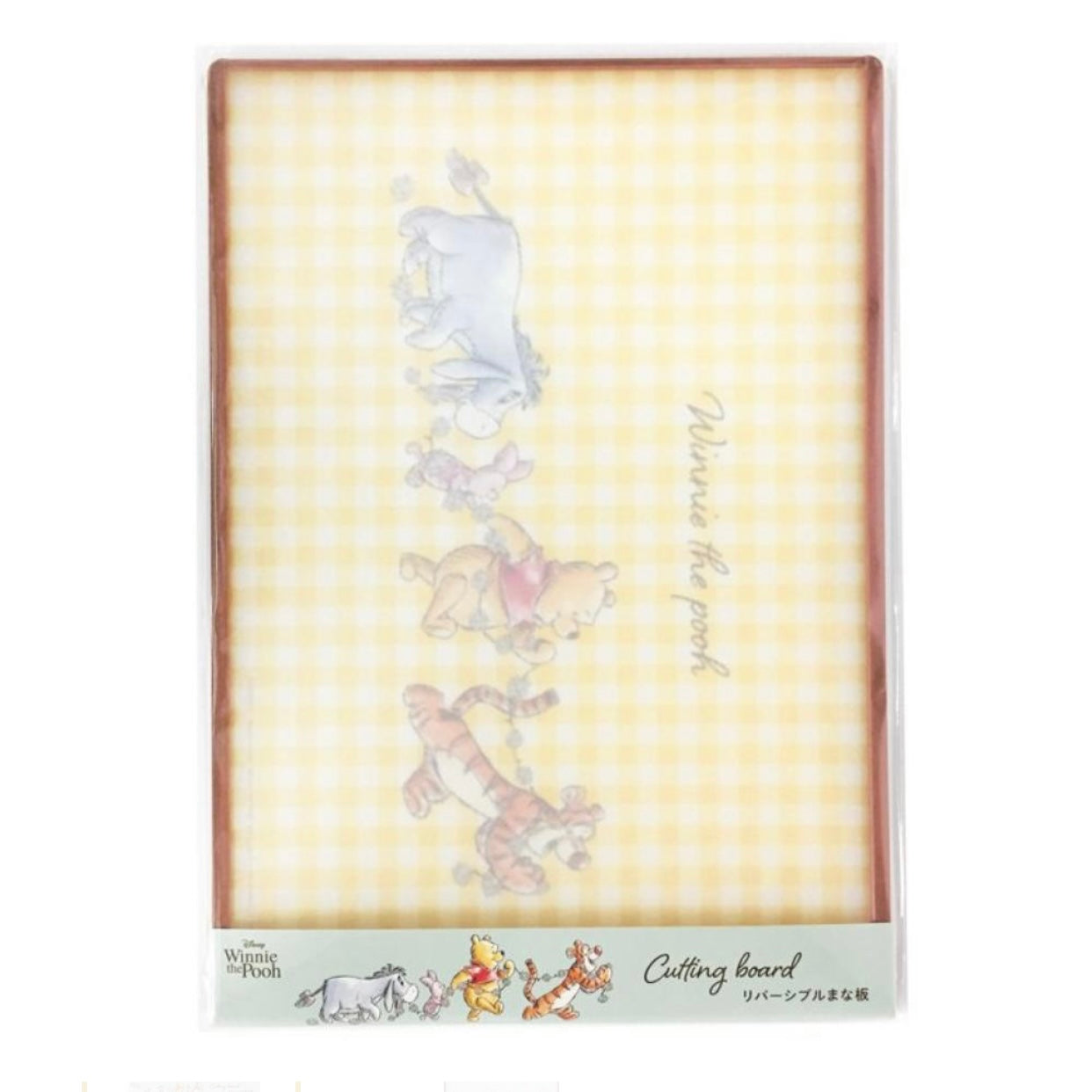 Disney迪士尼|日本制抗菌防滑耐热切菜板/洗碗机可用/反面也可爱