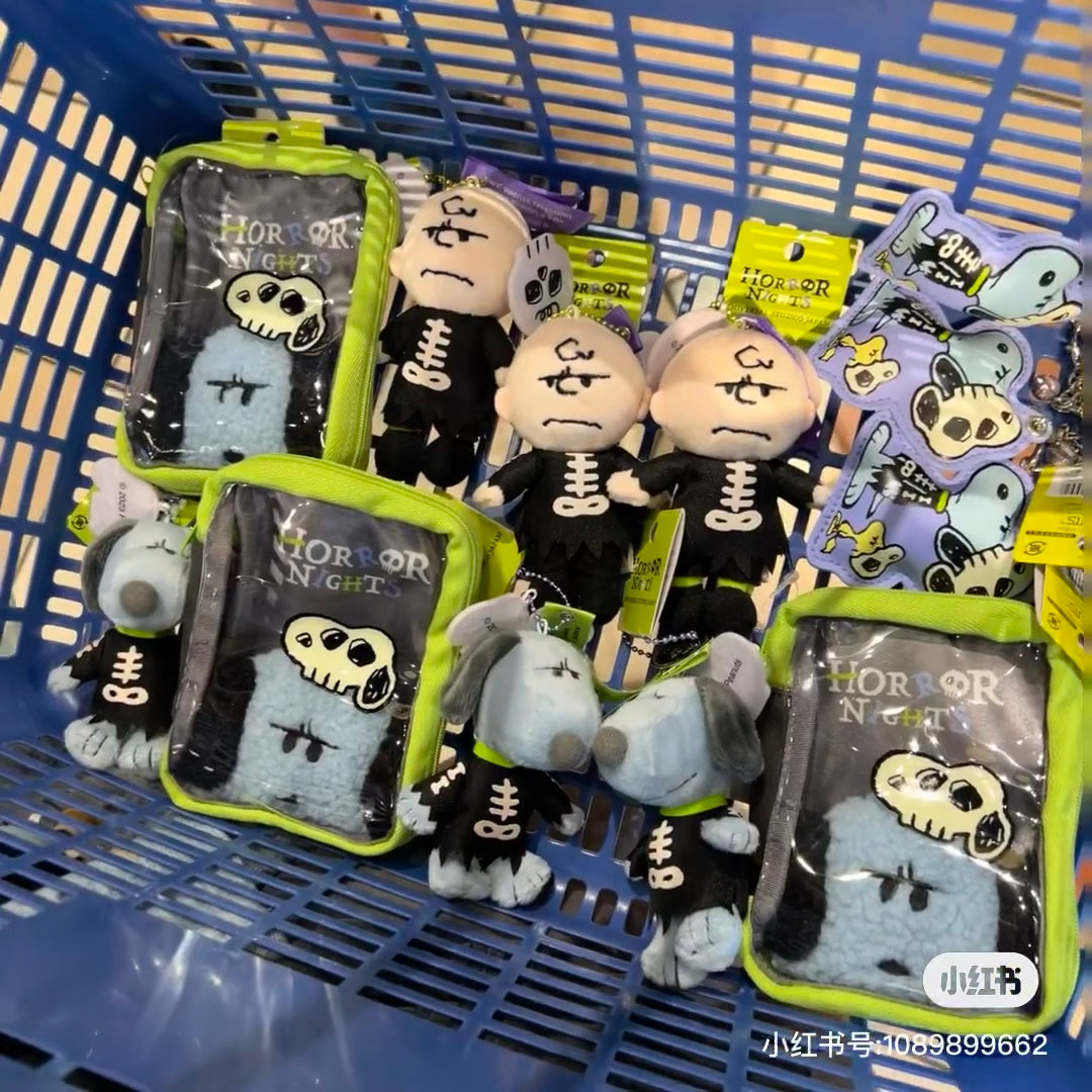 Snoopy|usj万圣节限定查理小挂件/衣服会夜光