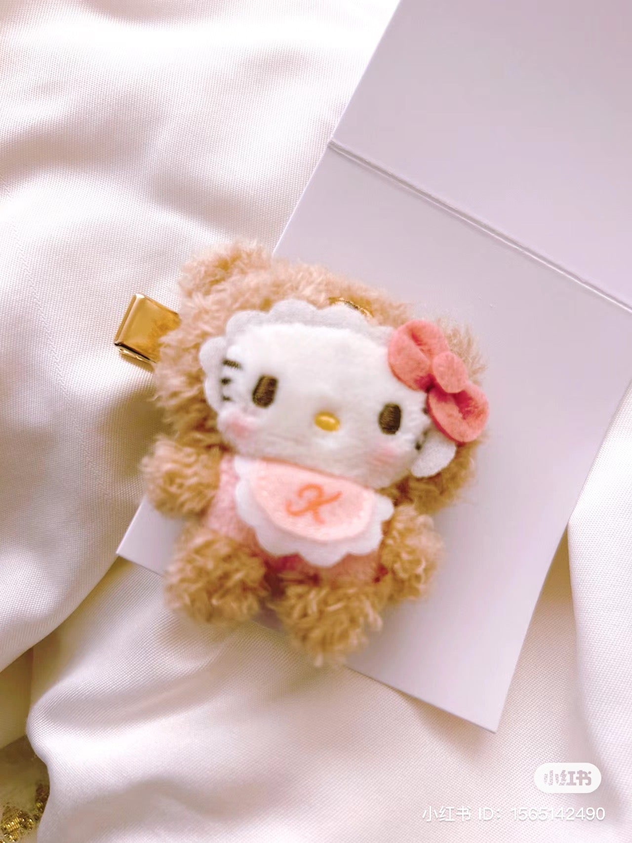 Sanrio|baby拿铁小熊三代毛茸茸发夹盲盒/全8种|1枚入