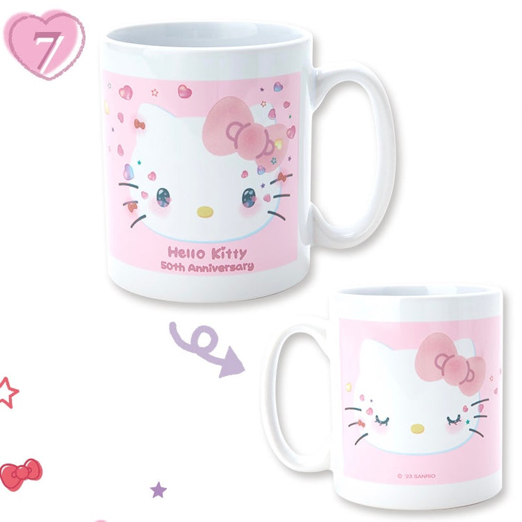 Hello kitty凯蒂猫|50周年生日限定双面马克杯