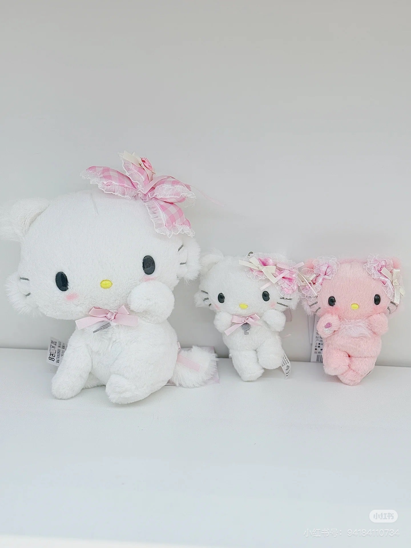Sanrio|My Furbaby Charmmy kitty Mascot Holder /Plush Keychain|11×5.5×13cm approx.
