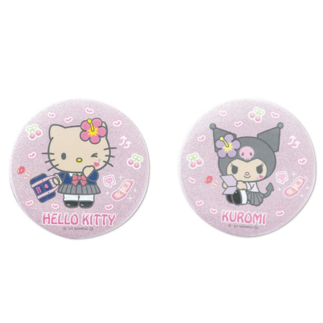 Sanrio三丽鸥|Avail联名珠光平成辣妹吧唧/徽章/胸针|约7.6x7.6cm