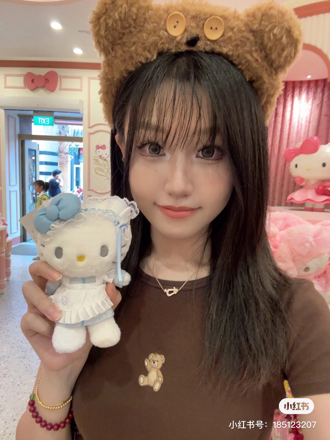 Sanrio|蓝色幻想水色天使系列挂件/包挂|約幅10.5×奥行8×高さ15cm