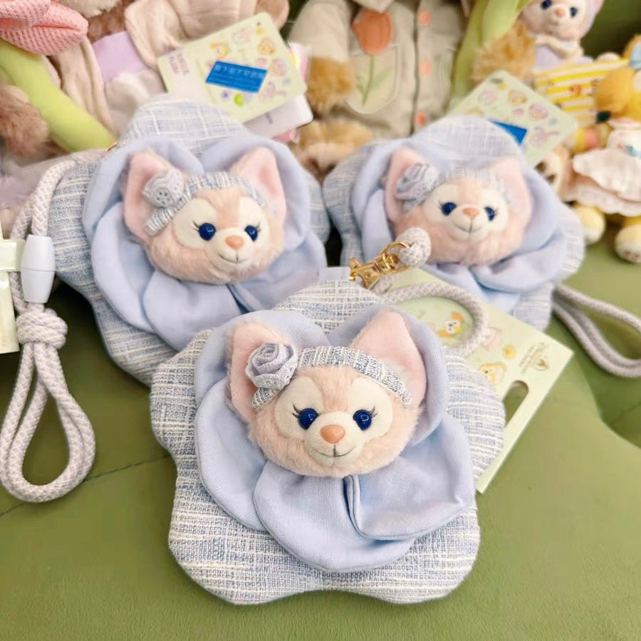 Disney SH|春日达菲和朋友们系列小香风贝儿花朵卡包/零钱包/耐装/可挂脖/改造包挂/斜挎包等