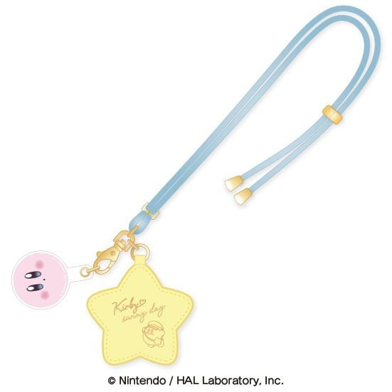 Kirby星之卡比|挂脖手机绳/星星吊牌挂饰|约H68×W48mm