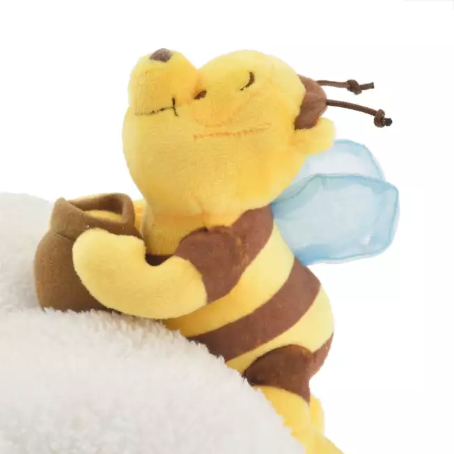 Disney|2024 HONEY DAY Winnie the Pooh Cushion蜜蜂维尼花花抱枕/坐垫|約縦37×横36×厚み16(cm)