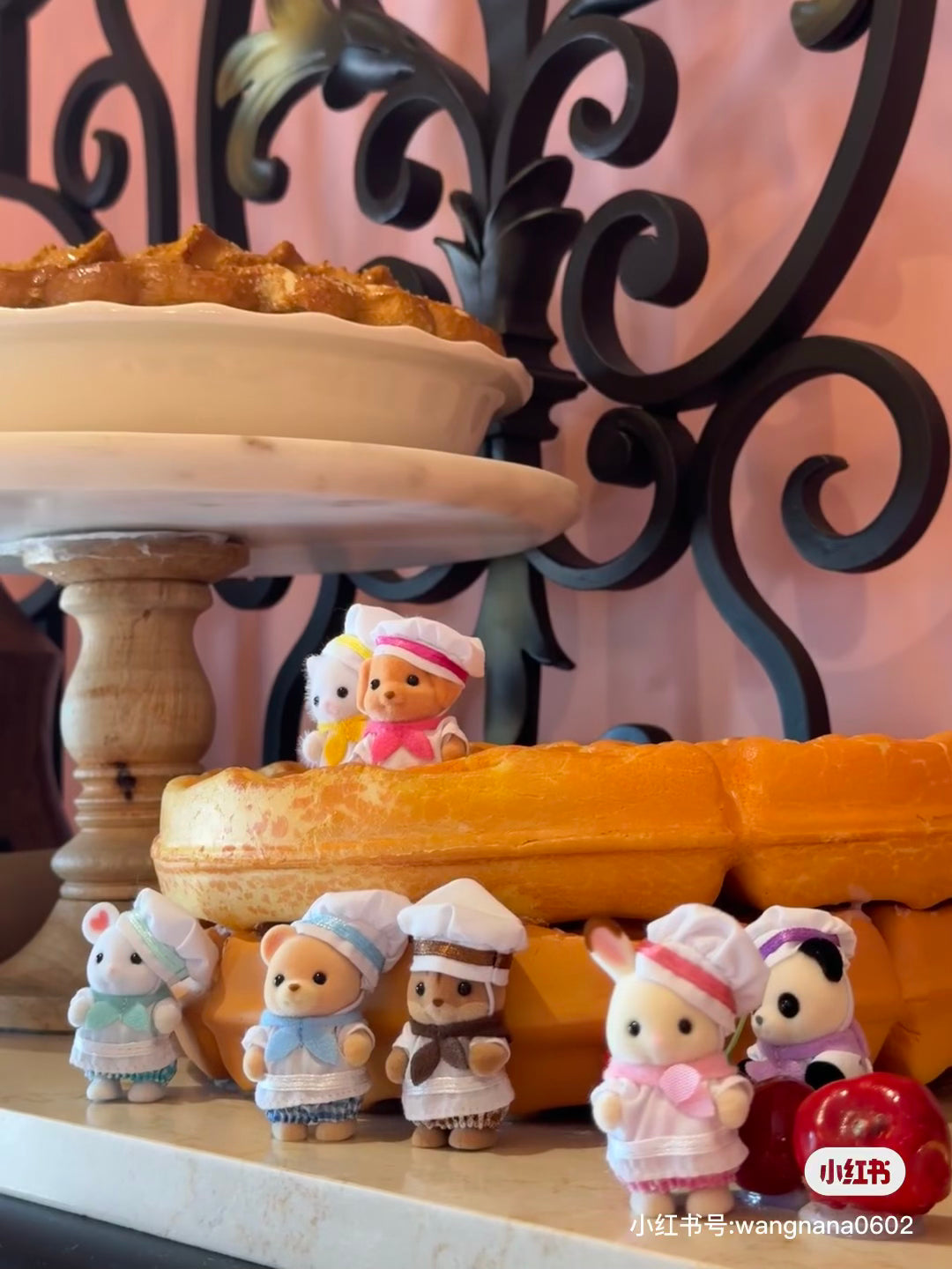 【store available/ limit 1】SylvanianFamilies|Lively Baby Bakery Chef 7 Baby Dolls Set