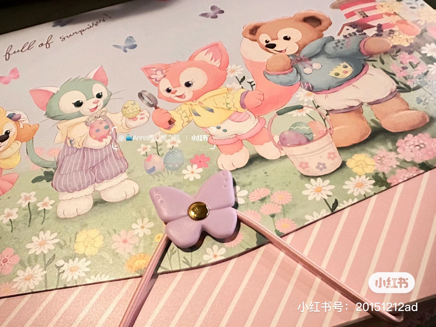 Disney迪士尼|2024东迪春日复活节限定多卡位文件夹/图案内页/图案书签|約纵24×奥行3×横さ32cm