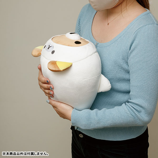 Rilakkuma轻松熊|海洋系列可爱抱抱玩偶/公仔|約330×330×120mm