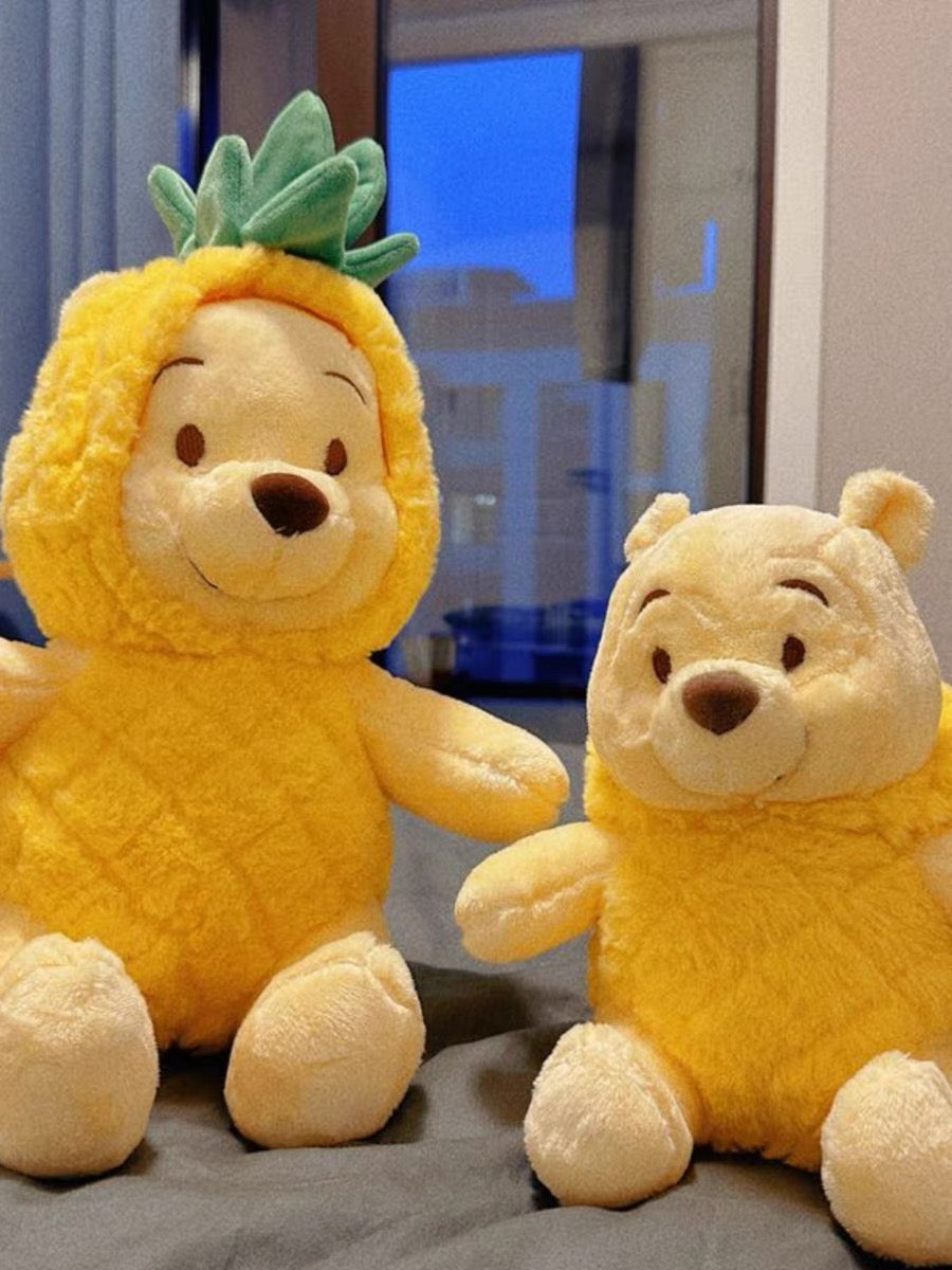 Disney SH|winnie the pooh超柔软mochi菠萝噗噗全系列