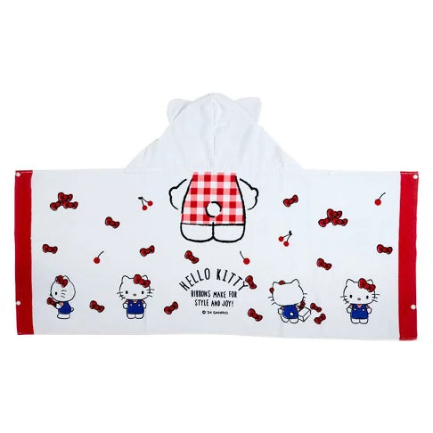 Sanrio|Hooded Towel|120×1×50cm approx.