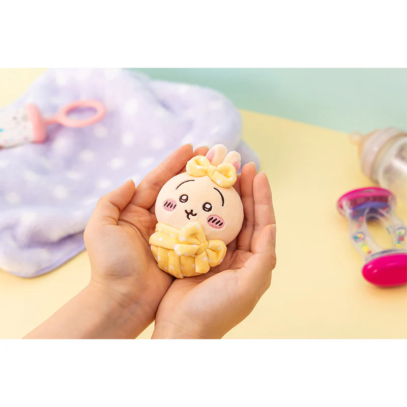 Chiikawa 吉伊卡哇|Plush Keychain襁褓系列毛绒玩偶挂件/包挂|约H110 x W70m x D50mm