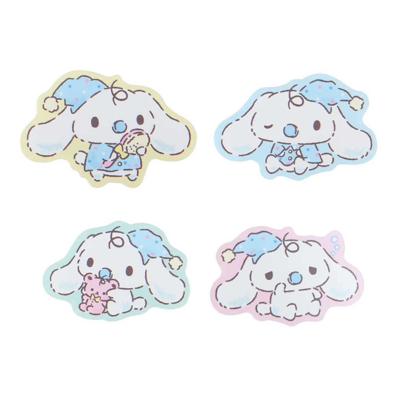Sanrio三丽鸥|Cinnamoroll Sticker Set / Sleepy Time玉桂狗甜梦系列困困大耳狗可爱造型贴纸套装|约20张