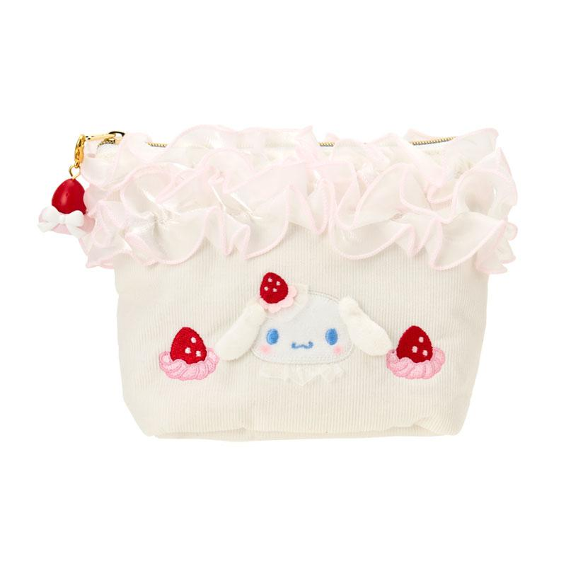 Sanrio|Strawberry Whipped Cake Frill Cosmetic Pouch|17×6×12cm approx.