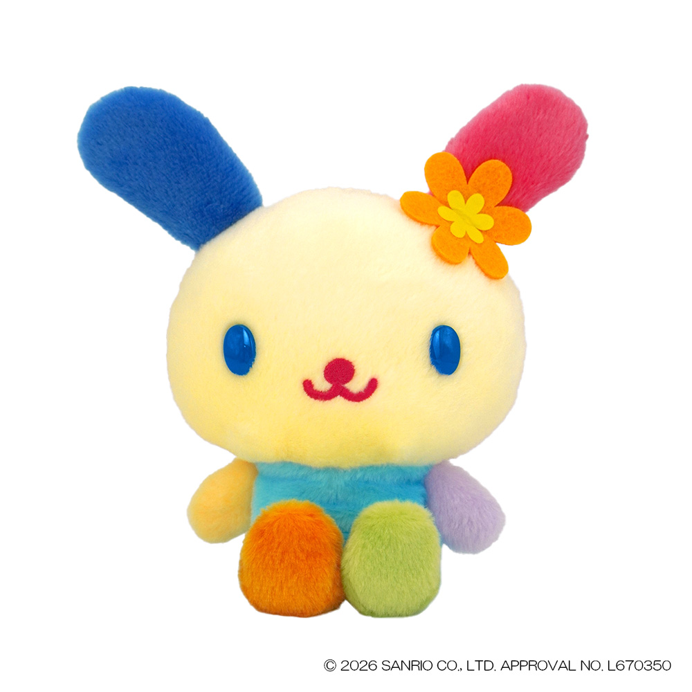 Sanrio|Usahana Fluffy Plush Dolls/Plush Toy|18.5×19.5×9cm approx.