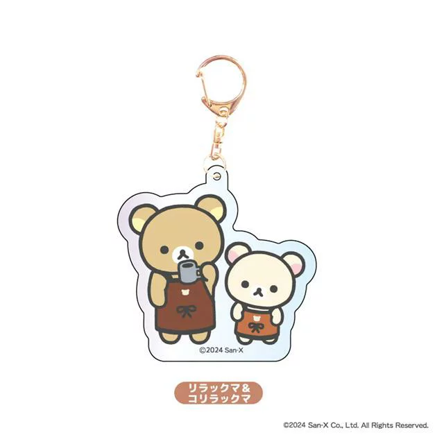 Rilakkuma|Aurora Acrylic Keychain/Keyring|H56×W59×D3mm approx.
