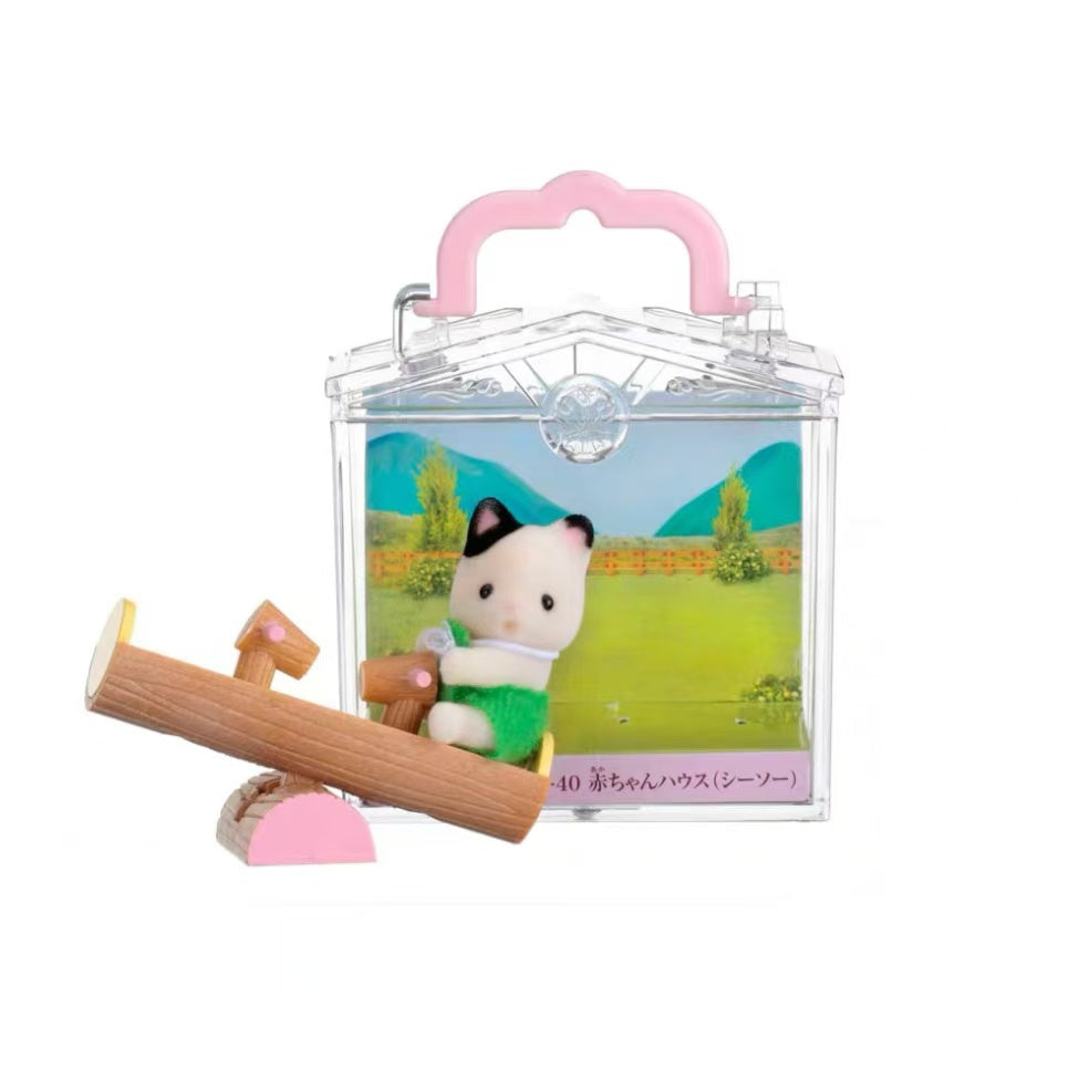 SylvanianFamilies|Baby house SEESAW Charcoal Cat B-40