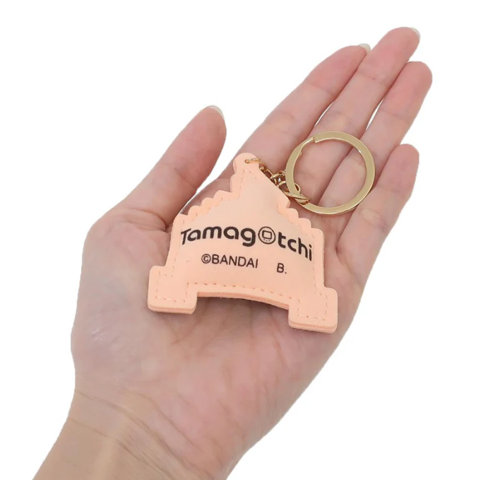 Tamagotchi|Rhinestone Keychain/Keyring|50 x 60 x 20mm approx.