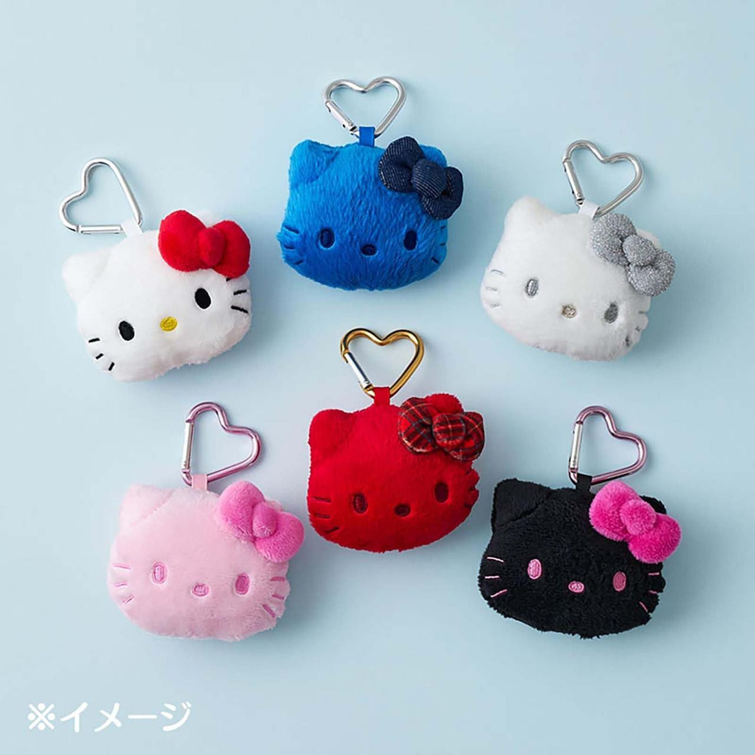 Hello Kitty|I Love Hello Kitty Face Mascot Holder /Plush Keychain|8×3.5×7cm approx.