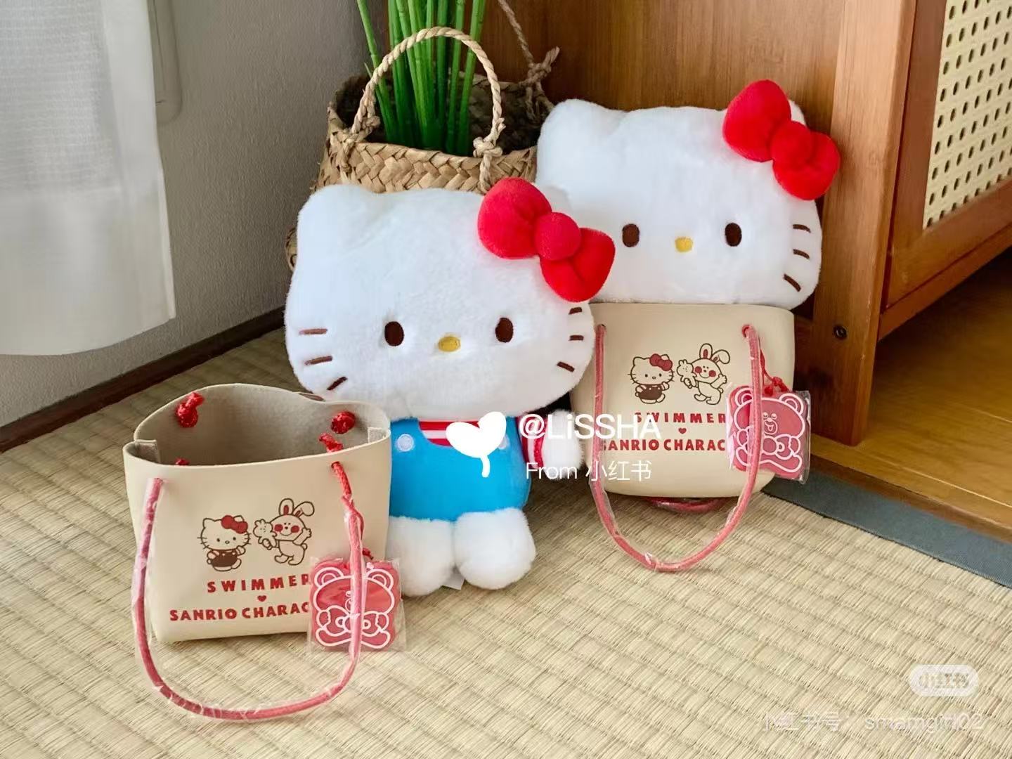 Sanrio|swimmer (2nd Edition) Plush Dolls/Plush Toy|22.3 x 15.2 x 9.0cm approx.