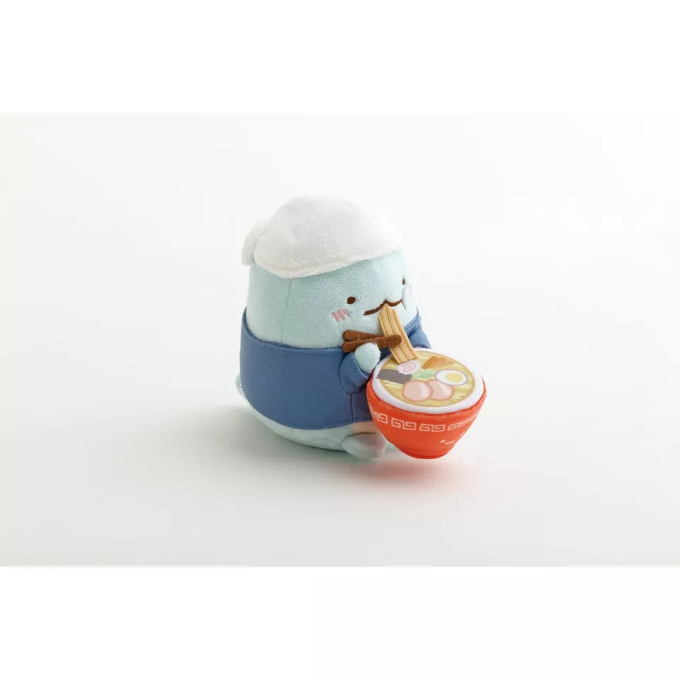 Sumikko gurashi角落生物|Ramen Plush Tokage 拉面店系列水龙毛绒玩偶/公仔|約110×90×140mm
