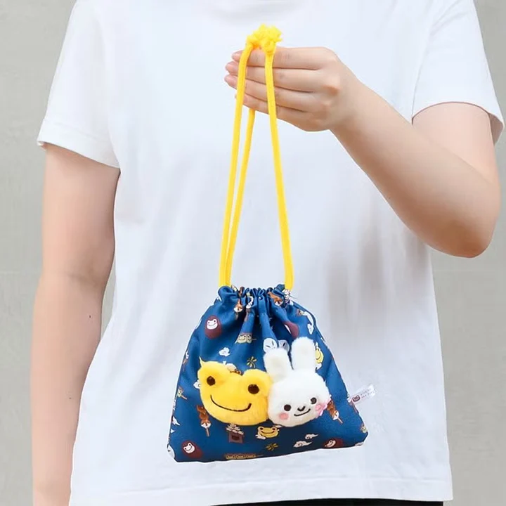 Pickles the Frog|Tsukimi Drawstring Pouch|H18×W18×D3cm approx.