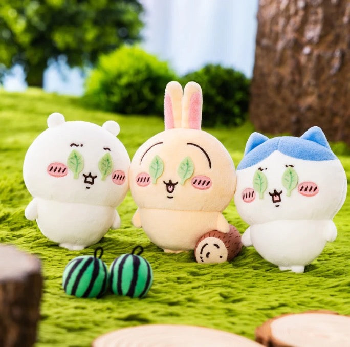 chiikawa|Is this a watermelon smash? Mascot Holder /Plush Keychain|H105 x W85 x D50mm approx.