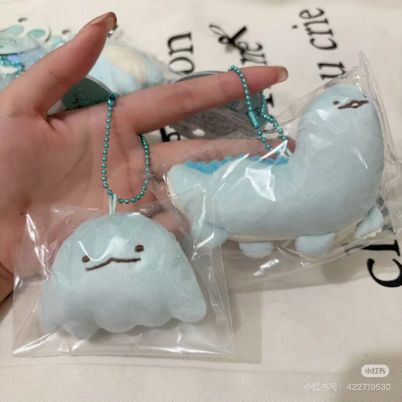 Sumikko gurashi|What if Evolved Tokage Plush Badge With Ball Chain|65×75×25mm approx.
