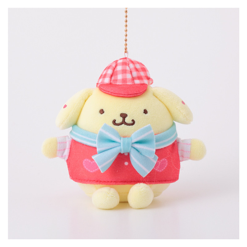 Sanrio|Strawberry Newspaper Valentine Mascot Holder /Plush Keychain|H10cm approx.