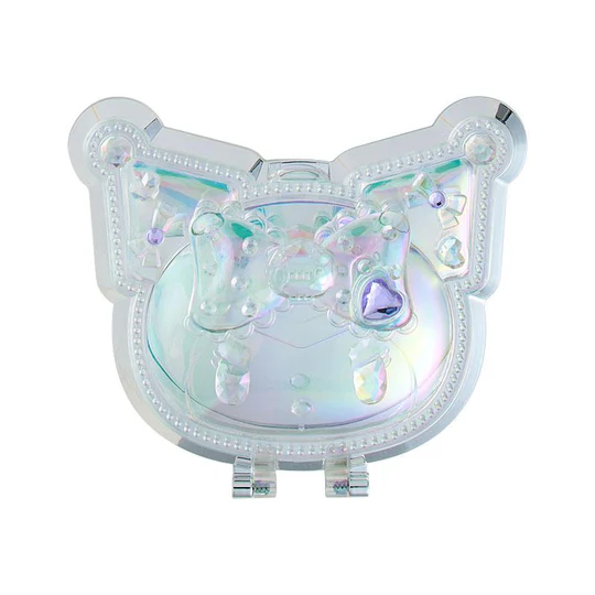 Sanrio|Face Aurora Hologram Sliver Folding Stand Mirro|12.5×1.5×9cm approx.