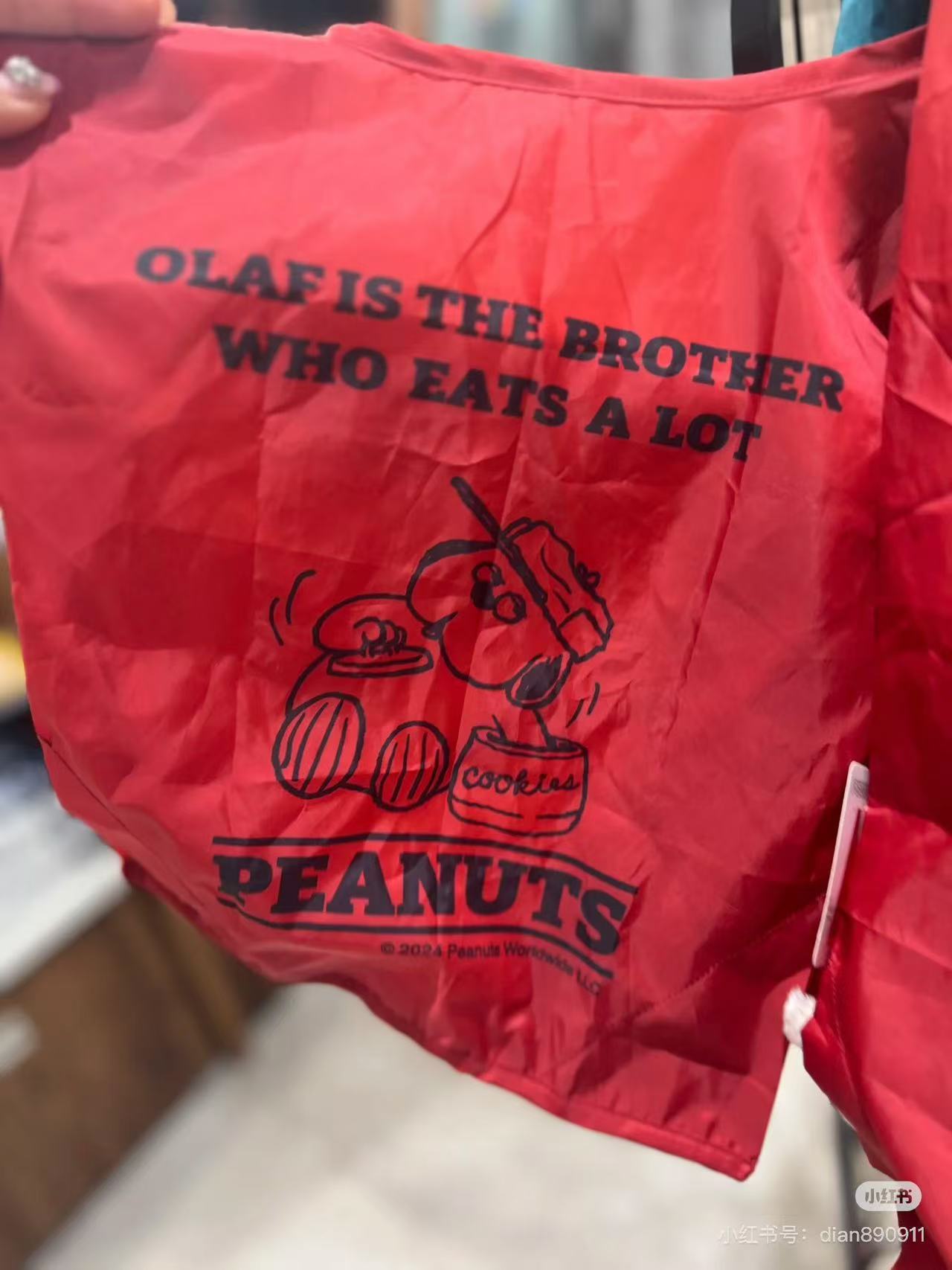 Snoopy|Eco Shopping Bag & Mascot Plush|270×480×160mm approx.