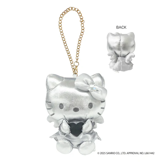 Hello Kitty|Angel Mascot Holder /Plush Keychain|88 × 67 × 62mm approx.