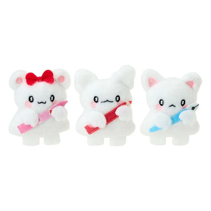 Sanrio|Hanamaruobake Together with Friends Mascot Brooch Set|5×4×8cm approx.