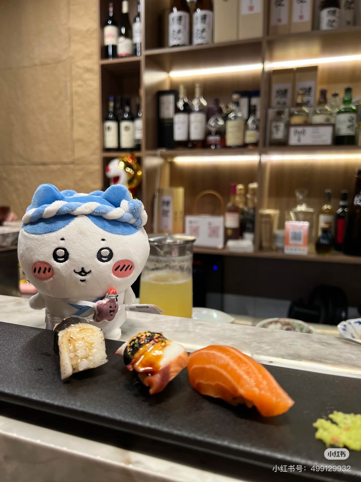 Chiikawa 吉伊卡哇|寿司限定毛绒公仔/玩偶|约H160 x W115 x D70mm