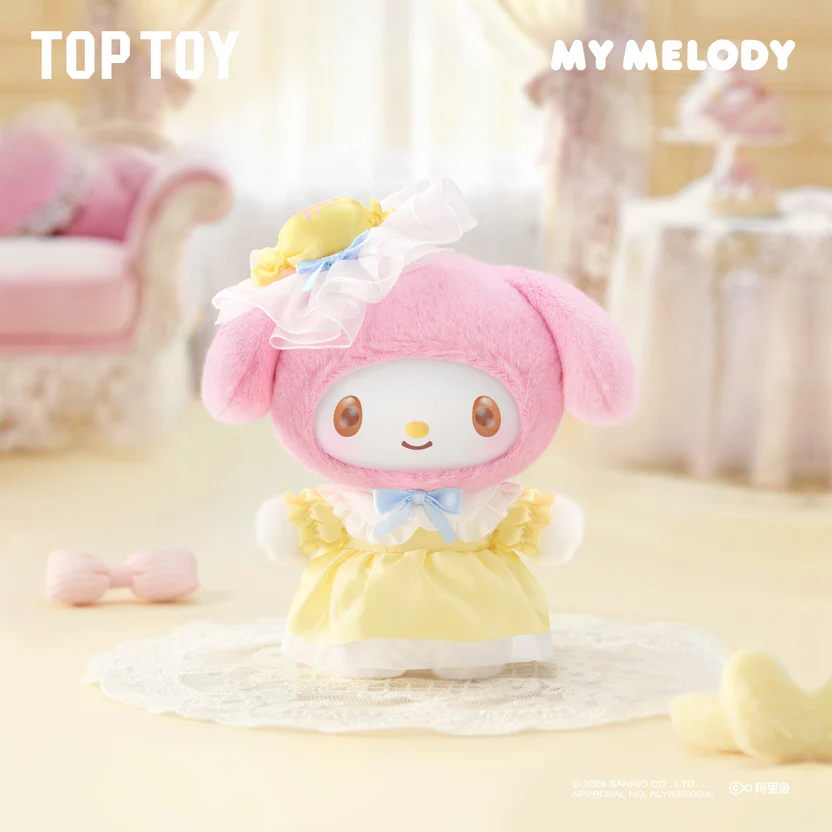 TOP TOY My Melody Sweet Dreams Boudoir Series Plush Blind Box
