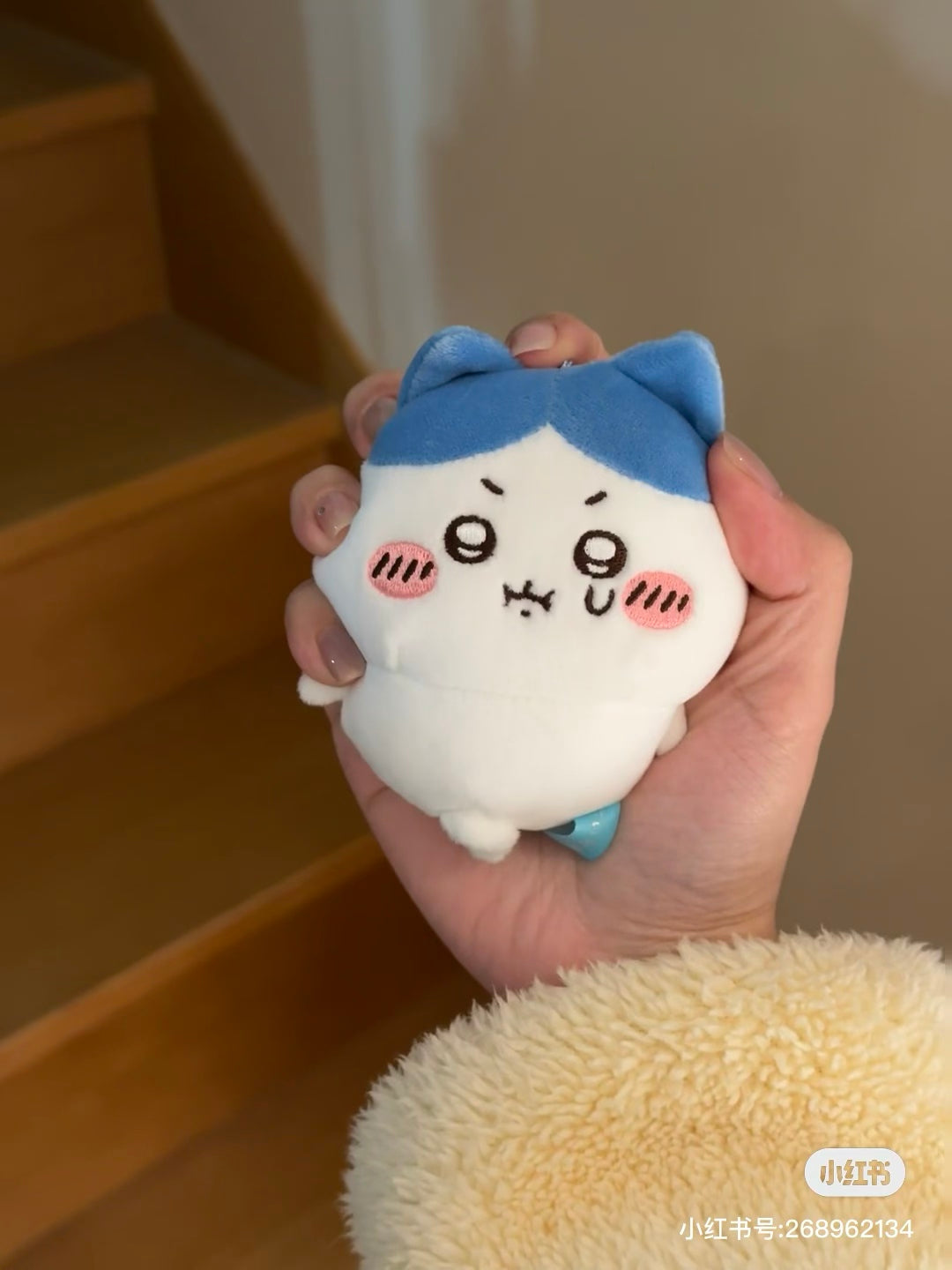 Chiikawa 吉伊卡哇|Mascot Holder气呼呼哭哭委屈表情毛绒玩偶挂件/包挂|约110×85×50mm
