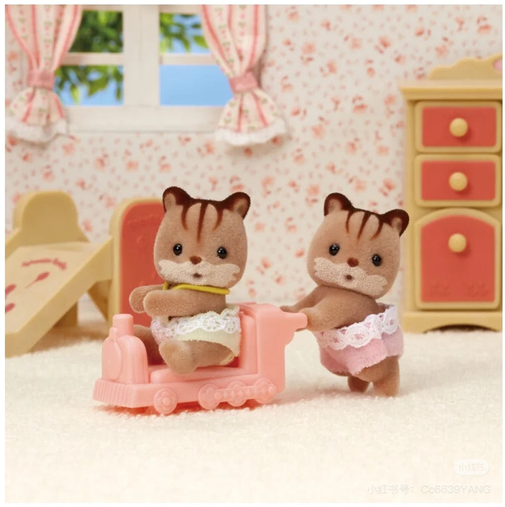 SylvanianFamilies|Walnut Squirrel Twins-5421