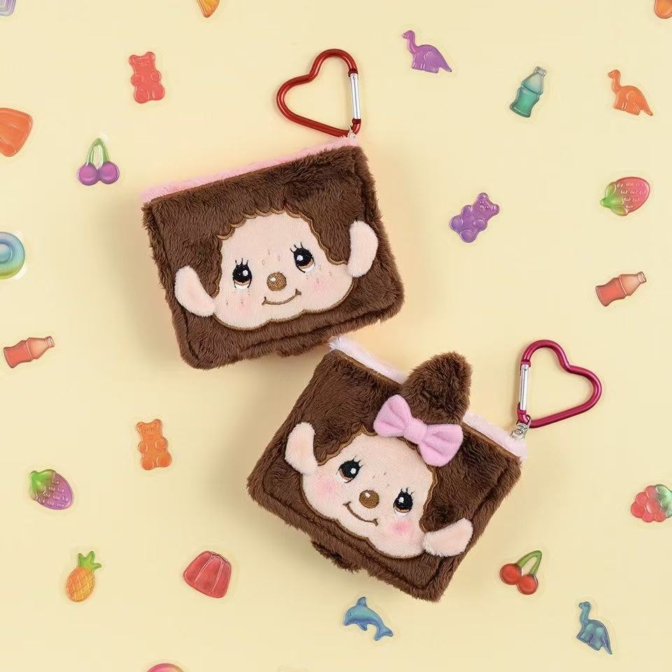 Monchhichi|Fluffy Sticker Book| H9 x W10.5 x D3.5cm approx.