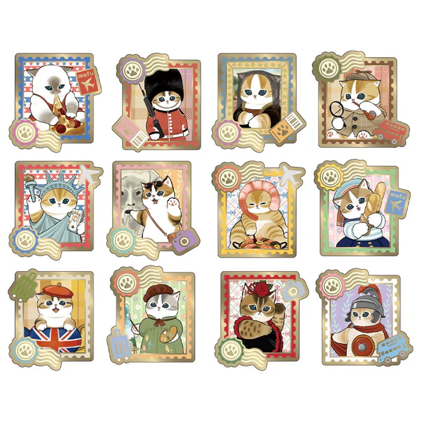 Mofusand|mofumofu journey Pins Collection mystery bag/blind box/All 12 types|1pcs