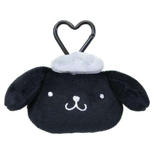 Sanrio|Monochrome Pouch with Carabiner|93×75×30mm approx.