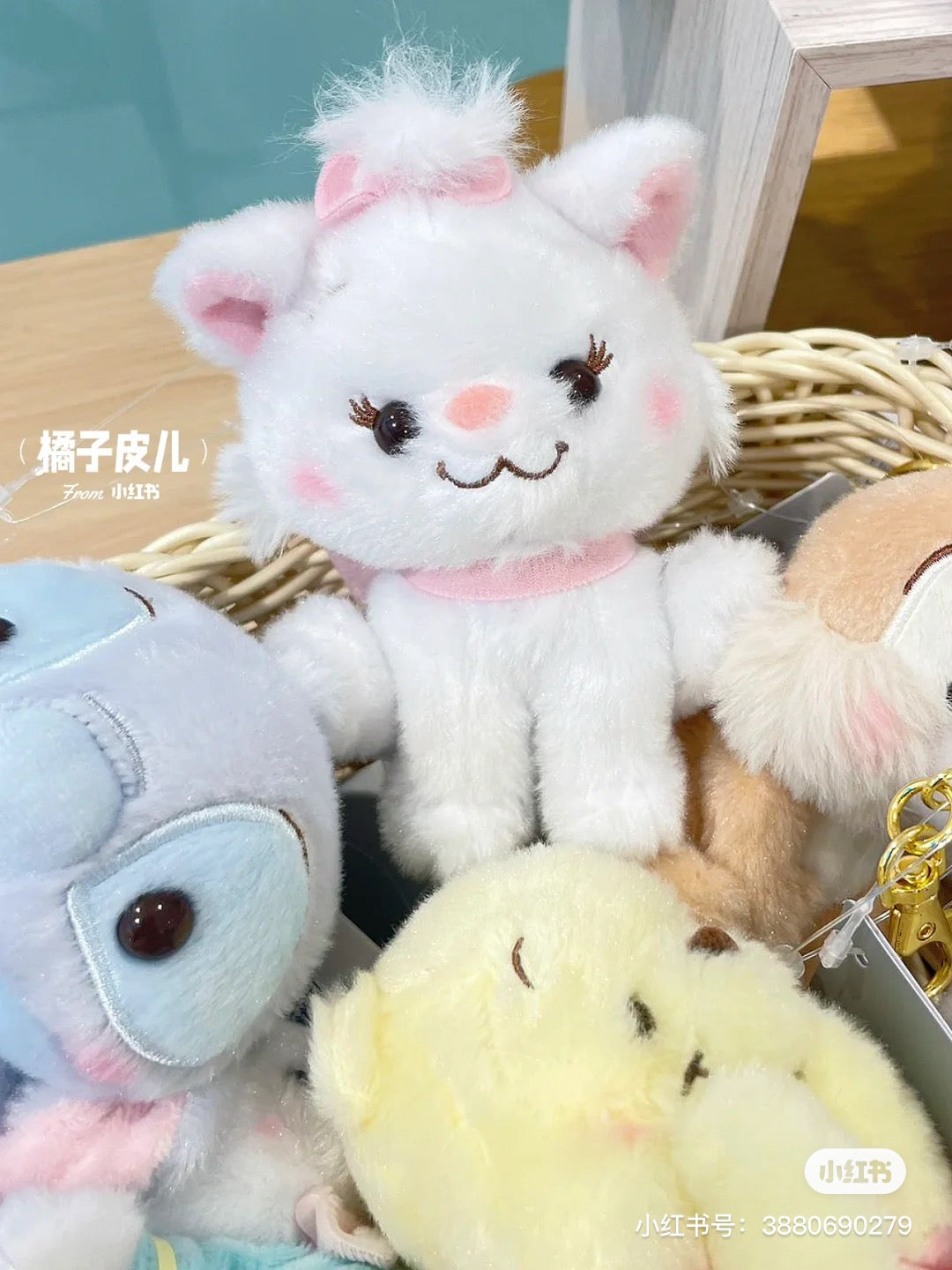 Disney|超好摸fluffy豆豆眼系列挂件|約高さ17×幅9.5×奥行き6.5(cm)