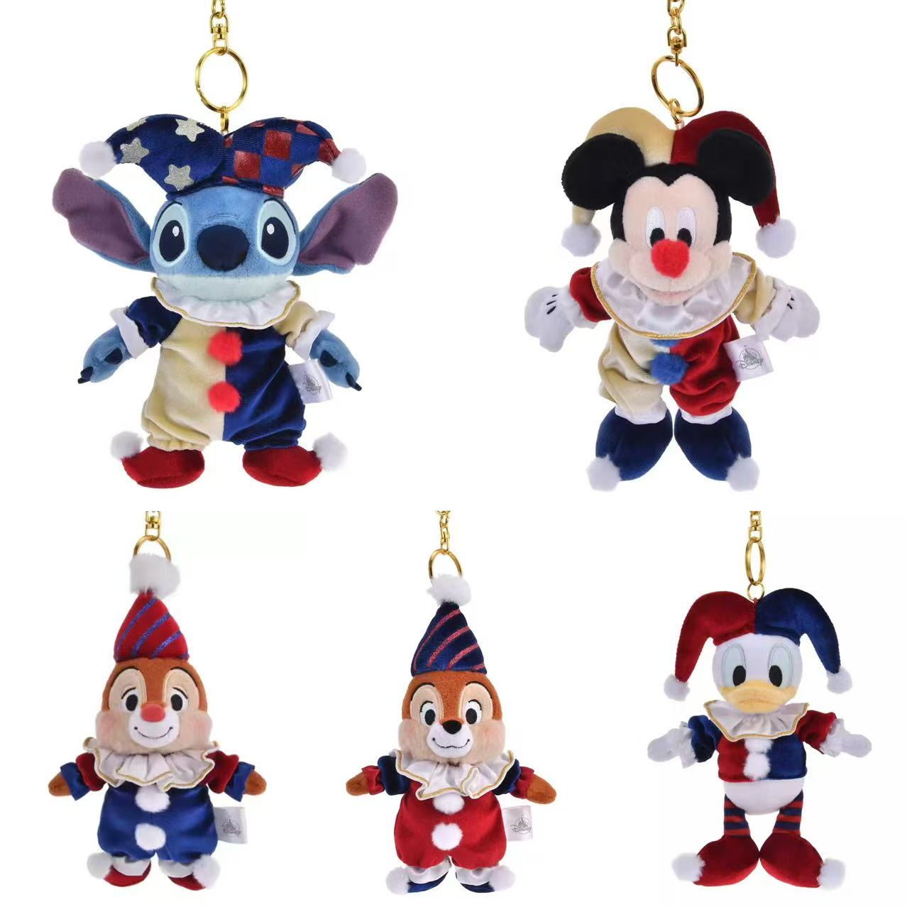 Disney|Pierrot Costume Mascot Holder /Plush Keychain|18×14×8cm approx.