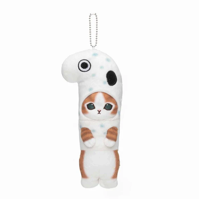 Mofusand|Sea Eel Sea Creatures Mascot Holder /Plush Keychain|220×100×100mm approx.