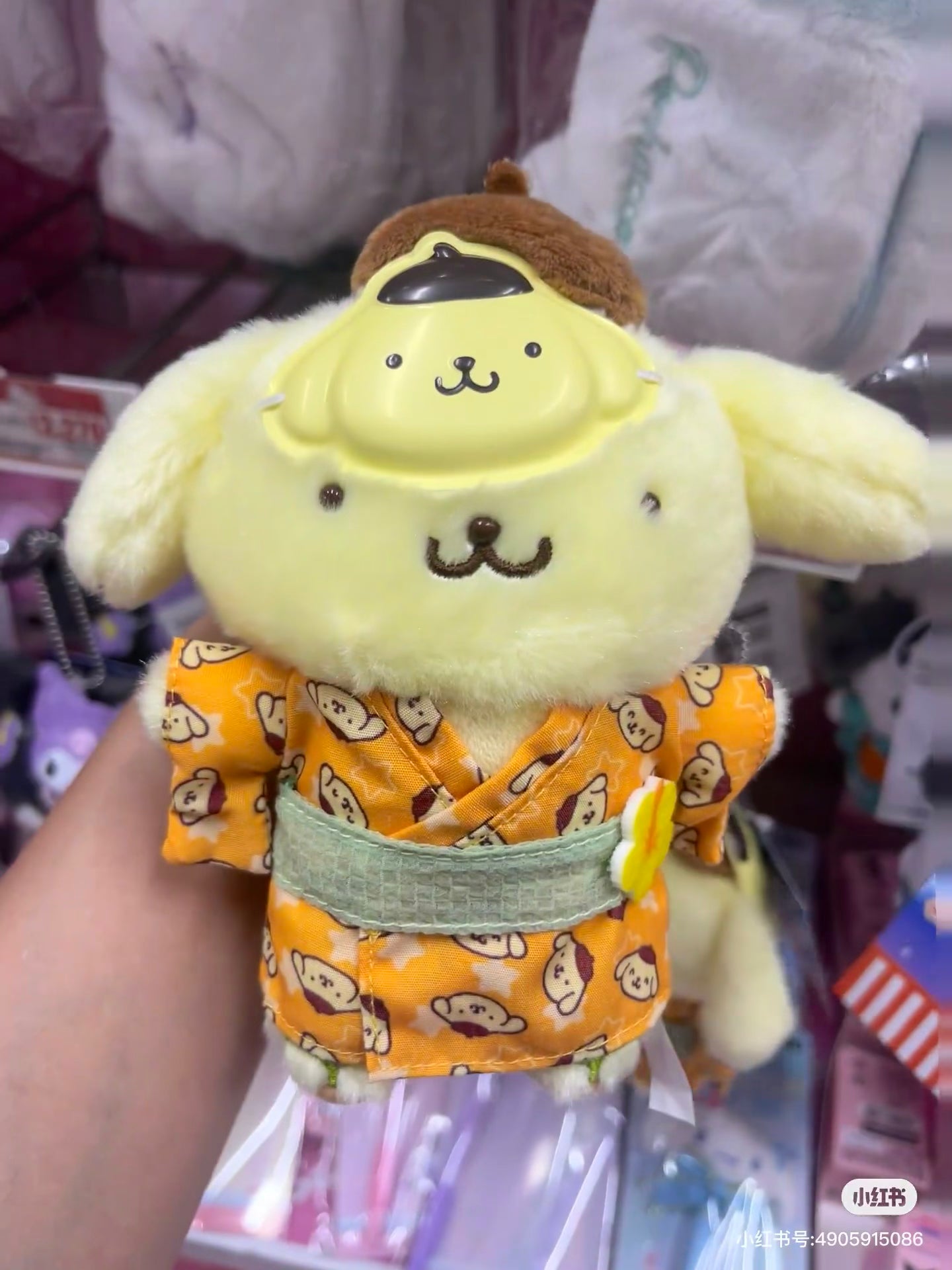 【limit 1】Sanrio|Summer Festival Mascot Holder /Plush Keychain|10×6.5×14cm approx.