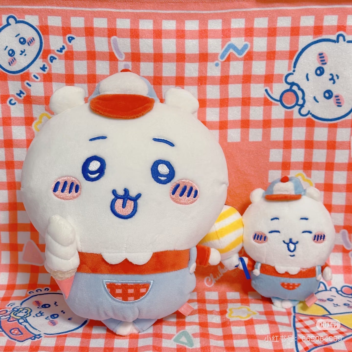 Chiikawa|Exciting Amusement Park Mini Petite Mascot holder / Keychain|H140×W100×D80mm approx.