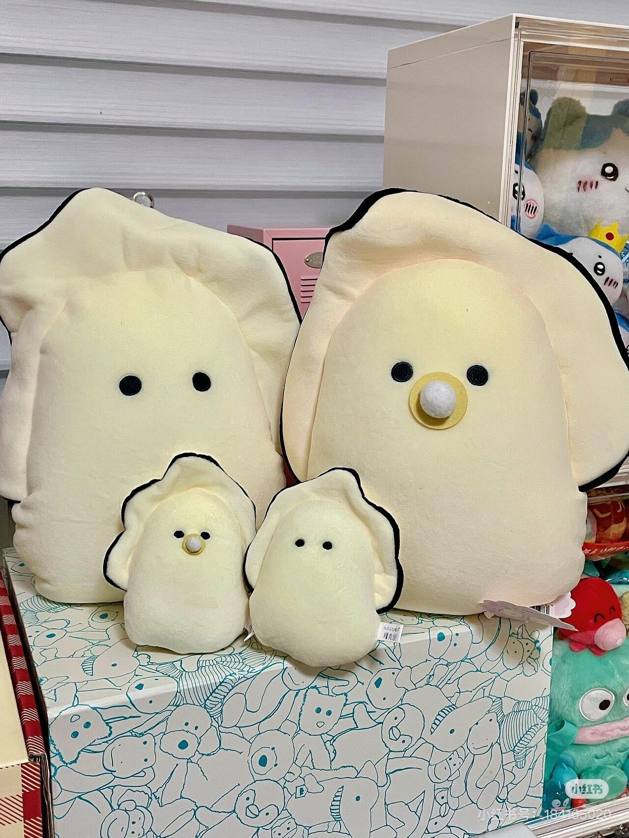 和食屋|可爱牡蛎生蚝宝宝挂件/包挂/超好捏|约W9 x H12 x D5 (cm)