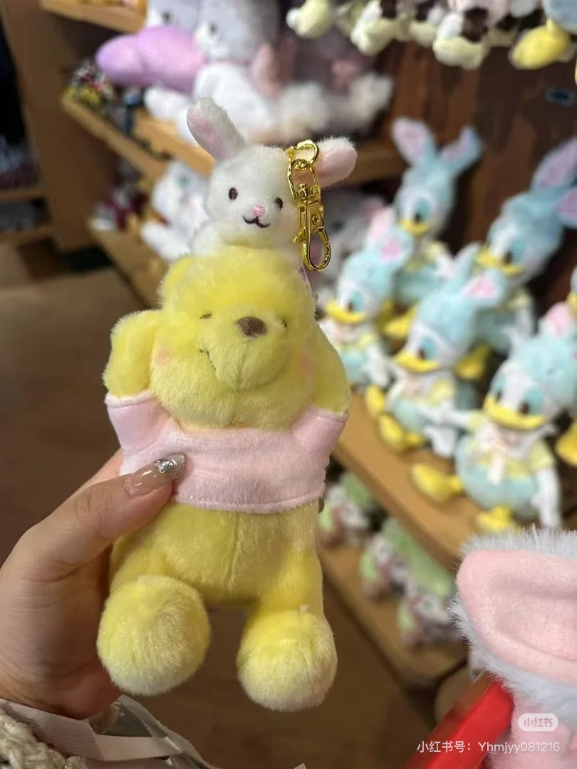 Disney|Spring Style x Winnie thePooh Plush Dolls/Plush Toy| 19.5 x 9.5 x 9cm approx.