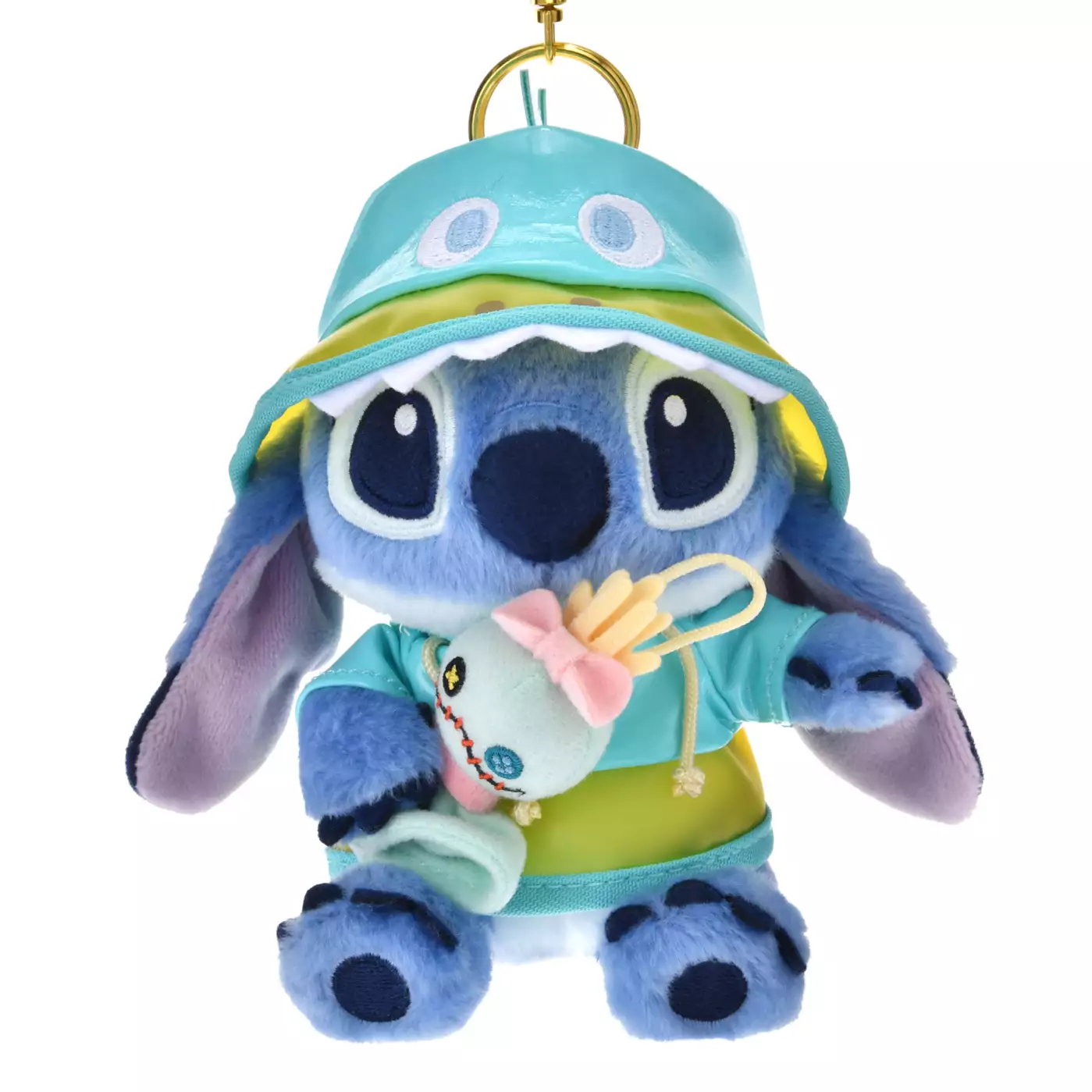 Disney|Rainy Day Mascot Holder /Plush Keychain|H14.5×W6.5×D6.5cm approx.